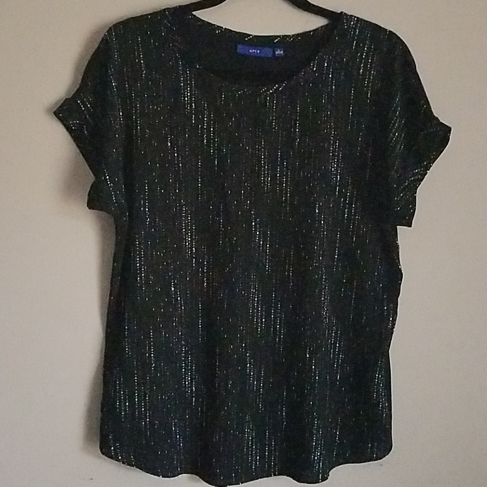 APT 9 | Black Dressy Tee